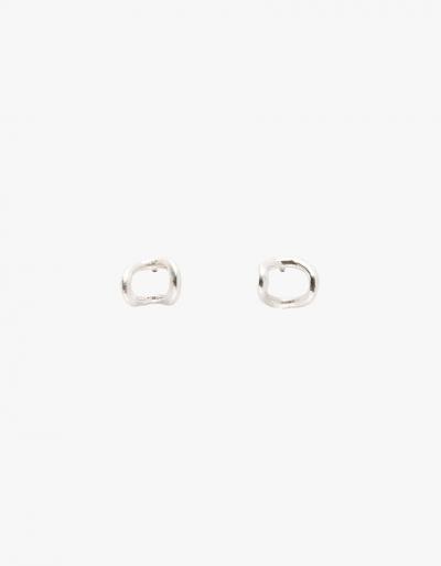 Coyote Negro Doblada Earrings