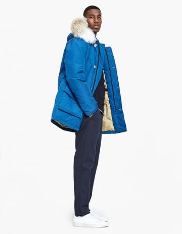 Woolrich Woolen Mills Arctic Parka Nf In Royal Blue