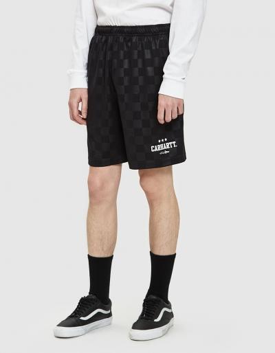 Carhartt Wip Stadium Short In Black / White
