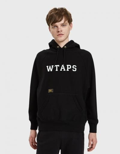 Wtaps Design Hooded Sweatshirt In Black
