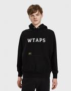 Wtaps Design Hooded Sweatshirt In Black