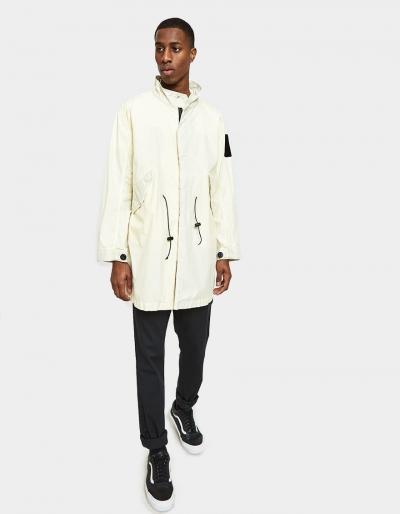 Brain Dead No Ghost Shell Parka In Off White