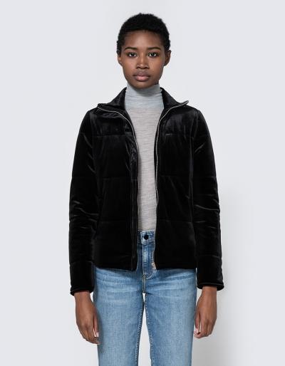 Stelen Velvet Bomber Jacket