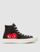 Comme Des Gar Ons Play Play Converse Chuck Taylor High In Black