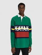 Polo Ralph Lauren Trek Graphic Rugby Shirt In English Green