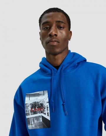 Kamo International Kamo Hooded Sweatshirt In Blue