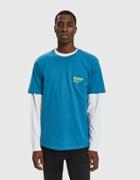 St Ssy S/s Surf & Sport Crewneck Tee In Ocean