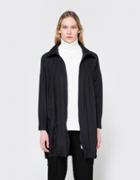 Pleats Please By Issey Miyake Jaunty Coat In Black