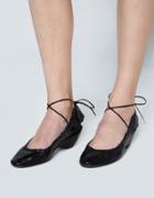 J.w. Anderson Tie Back Ballerina Flat