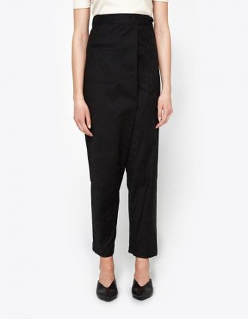 Caron Callahan Charlie Pant In Black Jacquard