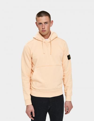 Stone Island Cotton Fleece Hooded Sweatshirt In