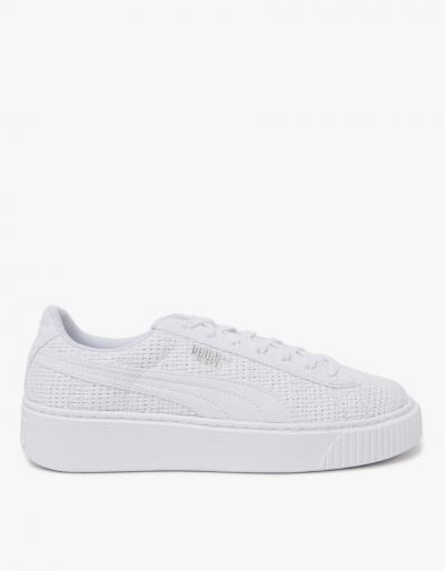 Puma Basket Platform In White