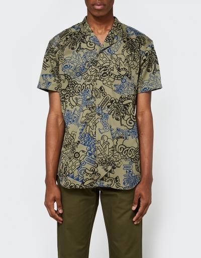 Comme Des Gar Ons Shirt Printed Pattern