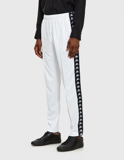Kappa Banda Arama Cropped Pant In White/black