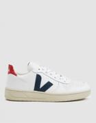 Veja V-10 Sneaker In White Nautico