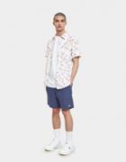 Obey Felix Woven Ss Shirt In White