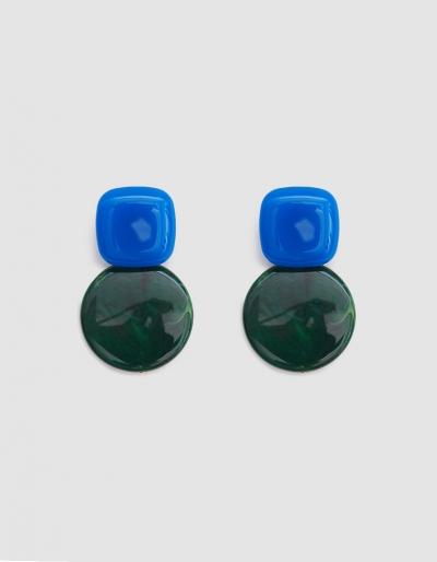 Rachel Comey Arc Earrings In Blue