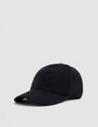 Officine G N Rale Italian Wool Cashmere Cap In Navy