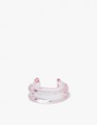 Lizzie Fortunato Sculptural Cuff In Rose