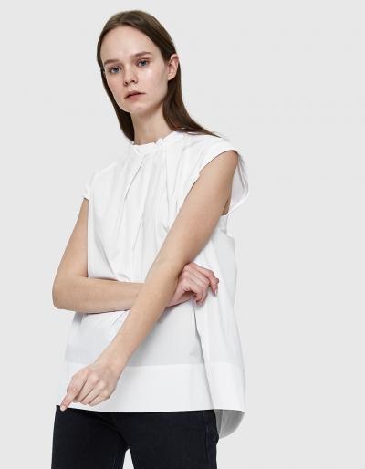3.1 Phillip Lim Short Sleeve Twist Back Top