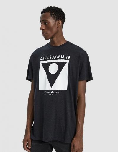 Maison Margiela S/s Runway Tee Shirt In Dark Grey