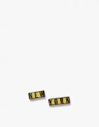 Prize Pins New York Pin Set In Black & Yellow