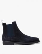 Common Projects Chelsea Boot In Navy Suede 20th Anniversary