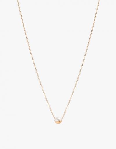 Shihara Half Pearl Necklace In