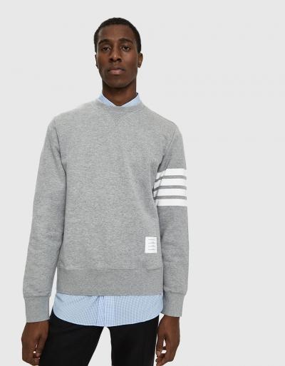 Thom Browne Classic Four Bar Sweatshirt In