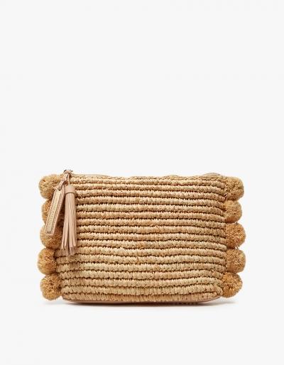 Loeffler Randall Tassel Pouch In Natural
