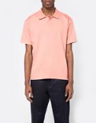 Acne Studios Norfolk Polo In Pale Pink