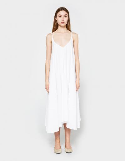 T By Alexander Wang Cotton Poplin Trapeze Dress