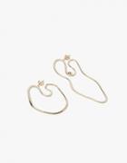 Knobbly Studio Abstract Nude With Nipple Mismatched Earrings