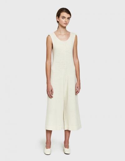 Lauren Manoogian Miter Jumpsuit In White
