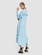 Tibi Crepe Knit Ruffle Dress