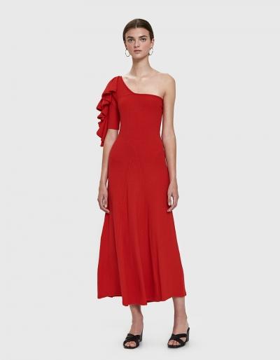 Beaufille Dione One-shoulder Dress