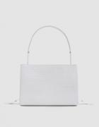 Little Liffner Small Shopper Bag In White Croc