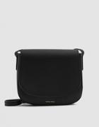 Mansur Gavriel Leather Crossbody Bag In Black