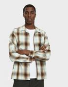 Beams Plus Open Collar Ombre Check