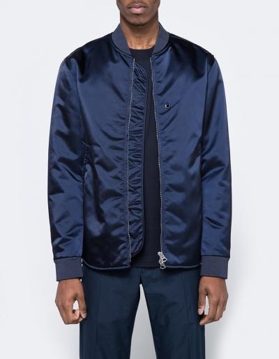 Acne Studios Mylon Jacket In Navy