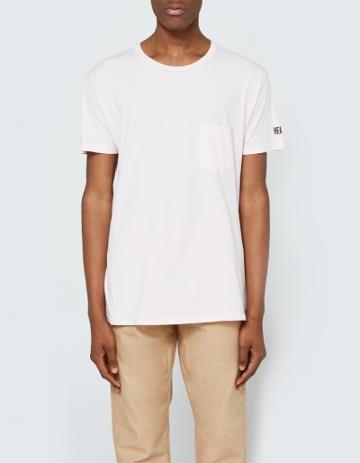 Quality Peoples Paradise Heaven Pocket T-shirt In Nude