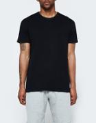 Reigning Champ Ss Crewneck Tee - Mesh Flatback In Black