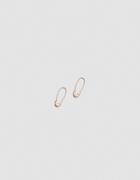 Loren Stewart Mini Safety Pin Earrings