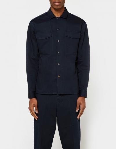 Ami Camp Collar Overshirt
