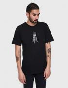 Obey Ladder To Nowhere Tee In Black