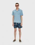 Bather Birds Of Paradise Swim Trunks In Blue