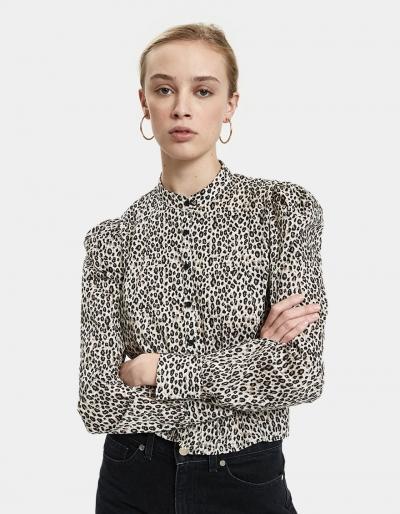 Stelen Claudia Leopard Print Puff