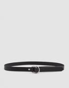 Caputo & Co. O-ring Belt In Black