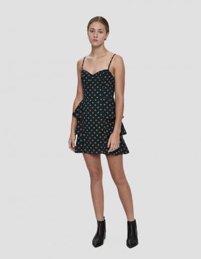 Farrow Nora Sweetheart Polka Dot Dress