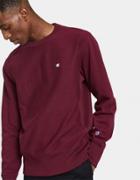 Champion Reverse Weave Rw Crewneck Sweatshirt In Burgundy